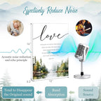 Sacubee 6 Pack Acoustic Christian Art Panels 12" x 16" Faith Hope Love - Image 2