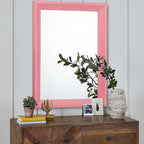 AAZZKANG Rectangle Mirror with Wood Frame Modern Farmhouse Wall Mirrors Decor - Image 7