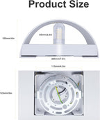 KICAAO Modern LED Wall Sconce, Warm White 3000K, Hardwired Indoor Wall Lights - Image 5