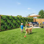 40" x 20" 3D Artificial Grass Wall Panel, UV Resistant Greenery Backdrop - Image 9