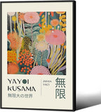 Abstract Yayoi Kusama Posters Japanese Wall Art Vintage Tokyo Aesthetic Prints by Unknown