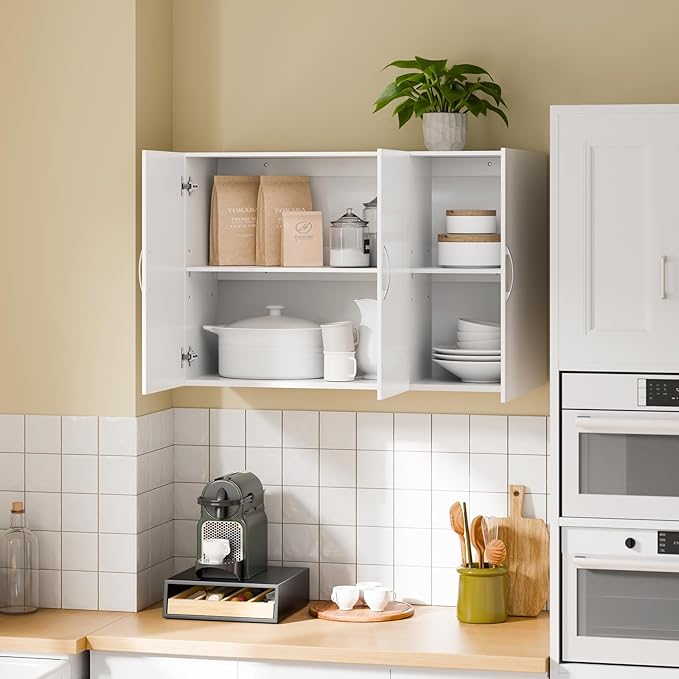 SoBuy Wall Cabinet Laundry Room, Medicine Cabinet - Image 2