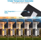 LEONLITE 5CCT Dimmable LED Up Down Wall Light, CRI 90+, IP65 Waterproof - Image 2