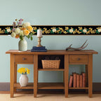 Baroque Floral Wallpaper Border 196x4 Inch Removable Wall Border Peel and Stick - Image 6