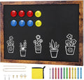 Magnetic Chalkboard, 12x16 Inches Blackboard by JEFURE