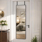 Simple Deluxe 47x14 Full Length Mirror Over The Door, Wall Mounted Full Body - Image 6