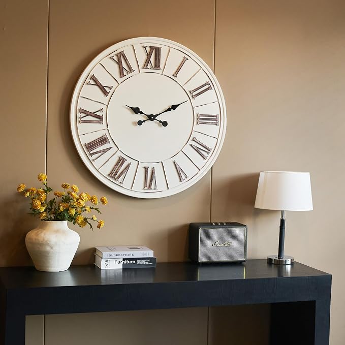 Oversized Farmhouse Wall Clock - Image 4