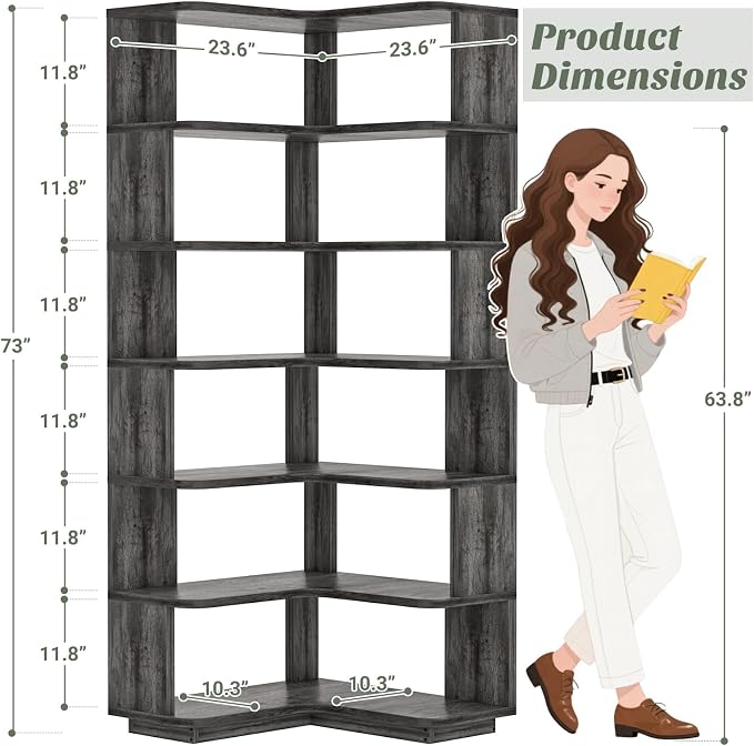 Armocity Corner Book Shelf - Image 3