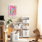 Funky Cute Kids Abstract Wall Art Trendy Bright Colorful Poster 08x10 inch - Image 3