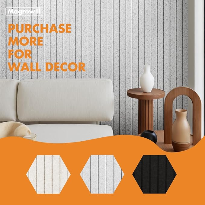 Cork Board Tiles for Wall with Push Pins, Removable 36" x 24" Slat Bulletin - Image 5