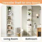upsimples 7-Tier Floating Wall Shelf, Decorative Shelves - Image 7