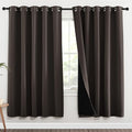 NICETOWN 100% Blackout Window Curtain Panels, 2 Pieces, 70-inch Wide Per Panel by NICETOWN