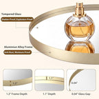 NEWBULIG 30-Inch Round Wall Mirror, Bathroom Wall Circle Mirror - Image 5