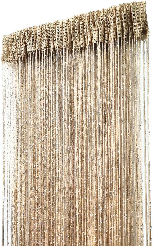 ave split Decorative Door String Curtain Wall Panel Fringe Window Room Divider by avesplit