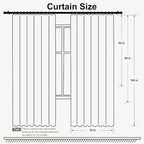 hoeflife Blackout Curtains for Bedroom Room Darkening Curtains for Living Room - Image 6