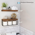 QEEIG Bathroom Shelves Over Toilet - Image 3