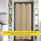 NICETOWN Sound Barrier Door Curtain, Laundry Room Divider - Image 4