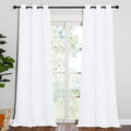NICETOWN Solid Window Curtain Panels, 42 x 90 by NICETOWN