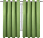 LEMOMO Blackout Curtains 52 x 63 inch/Light Green Curtains Set of 2 - Image 2