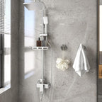 Towel Hooks for Bathroom 2 Packs Screw- in Chrome Finish Wall Mount Towel - Image 4