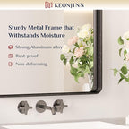 Keonjinn Black Bathroom Mirrors - Image 5