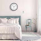 Silent Wall Clock Non Ticking, 6 Inch Wall Clocks Battery Operated, Small - Image 2