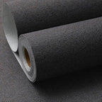 SHUFA Navy Blue Brown Cotton-Like Textured Grasscloth Wallpaper Matte Thick - Image 2