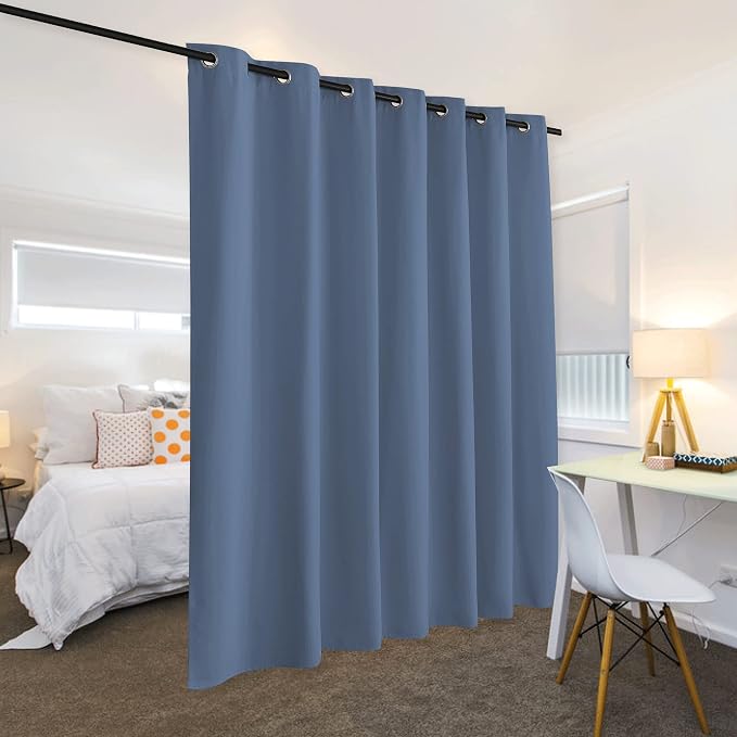 RYB HOME Blackout Curtains Soundproof Energy Saving Insulating Privacy Room - Image 3