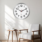 Roymnie Atomic Wall Clock 12 Inch, Modern Clock Battery Operated Classic Analog - Image 7