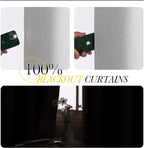 NICETOWN Vintage Open Linen Weave Flax Wall to Wall Room Dividers Curtain - Image 4