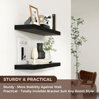 Venusmiles Floating Shelves for Wall 24 inch Long, Engineered Wood Wall Shelves - Image 5