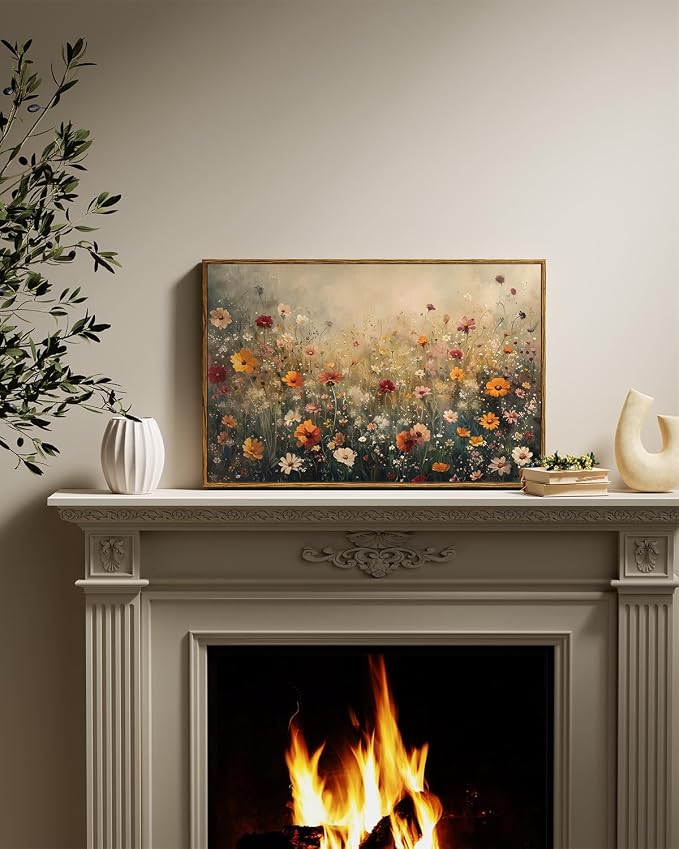 InSimSea Framed Canvas Wall Art Vintage Decor, Wall Decor - Image 4