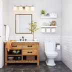 QEEIG White Bathroom Shelves Over Toilet - Image 2