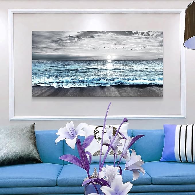 Wapluam Large Wall Decor For Living Room Canvas Wall Art For Bedroom Office - Image 6