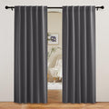 RYB HOME Blackout Curtains 80 inches Long Thermal Insulating Large Window by RYBHOME