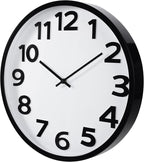 Large Wall Clock 16 Inch Silent Non-Ticking Modern Big Number Wall Clocks - Image 6