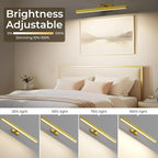Afyuol Picture Lights for Wall, Battery Operated Picture Light 24in Gallery - Image 5
