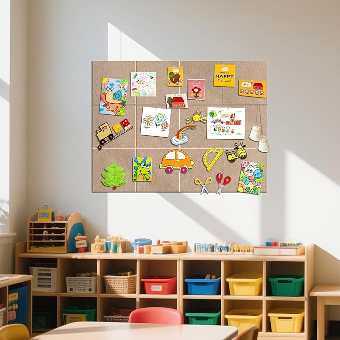 TSJOFFICE Large Cork Board for Wall - Image 7