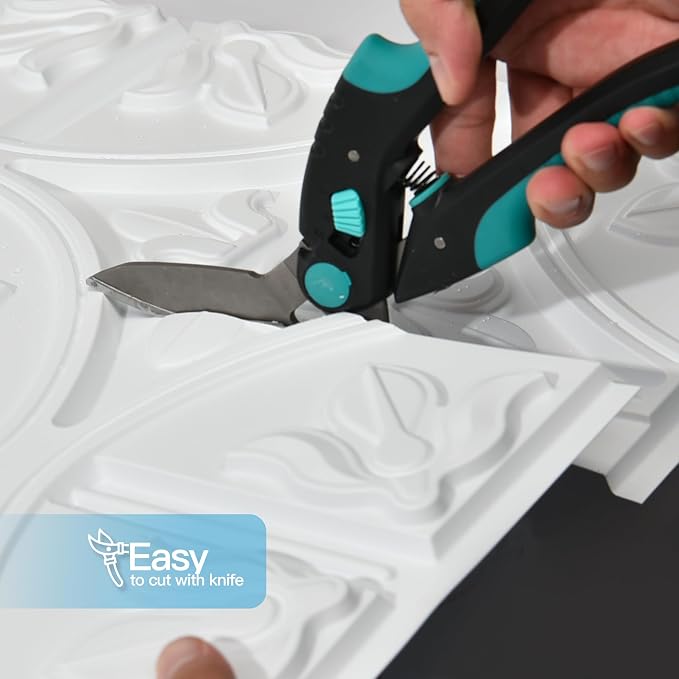 Art3d Drop Ceiling Tiles 24x24in., Wainscoting Panels Glue Up 2ft x 2ft - Image 5