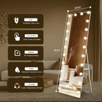 Kosmonia 66x22 Hollywood Full Length Mirror - Image 2