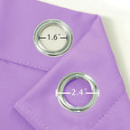 LEMOMO Blackout Curtains 66 x 54 Inch Long Lavender Curtains Set of 2 Panels - Image 5