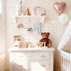 YXTII 17.3"×78.7" Pink Peel and Stick Wallpaper, Floral Wallpaper - Image 3