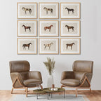 LOARTVE 9Pcs Vintage Horse Canvas Wall Art Posters, Farmhouse Horse Art Prints - Image 8