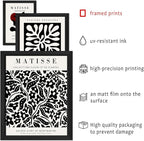 ANERZA 16 PCS Framed Black and White Wall Art Decor, Matisse Abstract Wall - Image 3