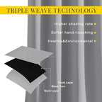 NICETOWN Blackout Curtain for Sliding Glass Door - Image 5