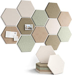 Fluxynara Hexagon Cork Board Alternative by FLUXYNARA