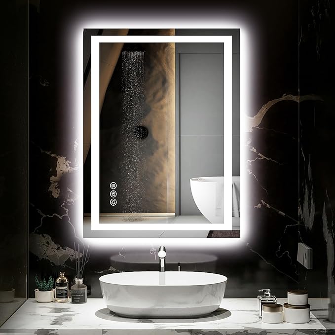 Hivone 24X32 LED Bathroom Mirror by Hivone