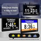 SSYA Dementia Clock for Seniors, Digital Clock - Image 2