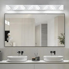 IZORRO LED Modern Bathroom Lights Fixtures, Matte White Acrylic Wall Lighting - Image 7