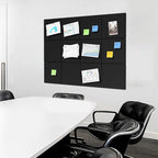 MaxGear Large Cork Board for Wall 48" x 36" Black Bulletin Board, 12 Pack Felt - Image 7